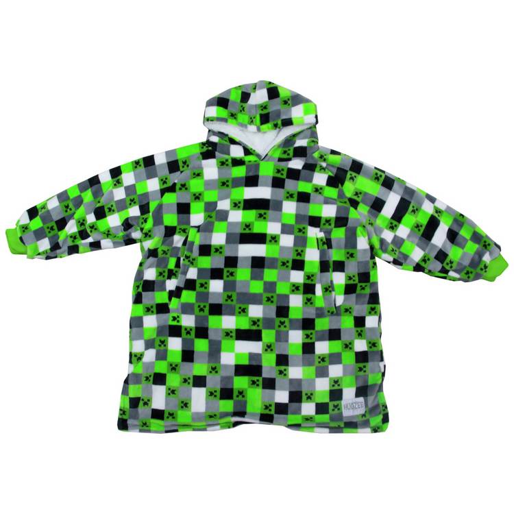 Minecraft Fleece Hooded Blanket - Medium 0