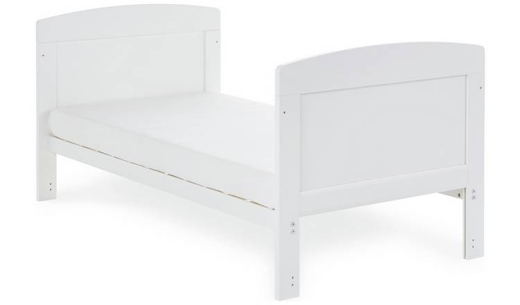 Buy Obaby Grace Cot Bed Cot Top Changer Mattress White Cots and cot beds Habitat