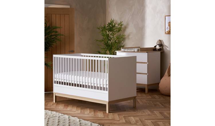 Obaby Astrid 2 Piece Nursery Furniture Set - White