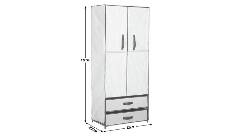 Argos deals cream wardrobe