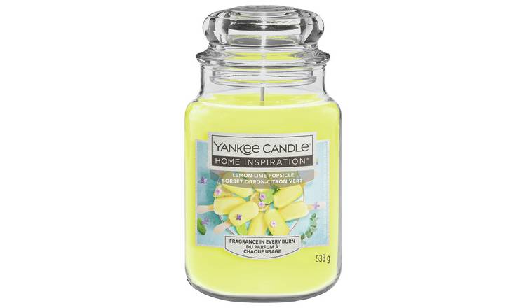 Yankee Home Inspiration Large Jar Candle Lemon Lime Popsicle