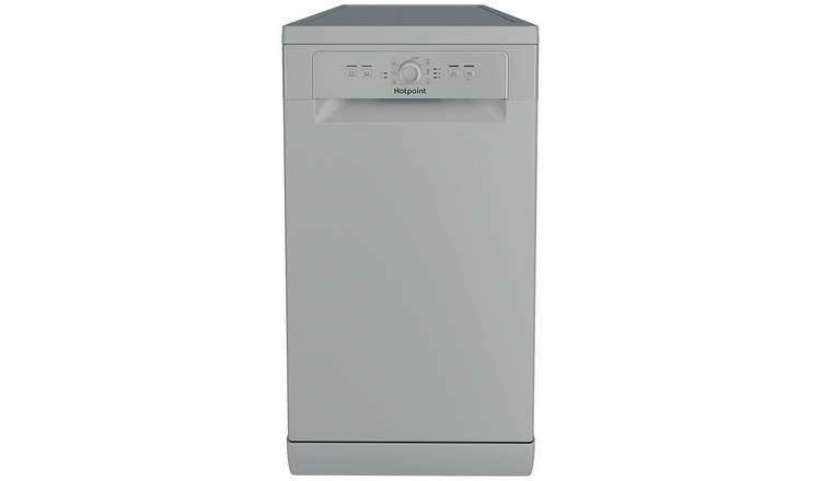 Hotpoint HF9E1B19SUKN Slimline Dishwasher - Silver