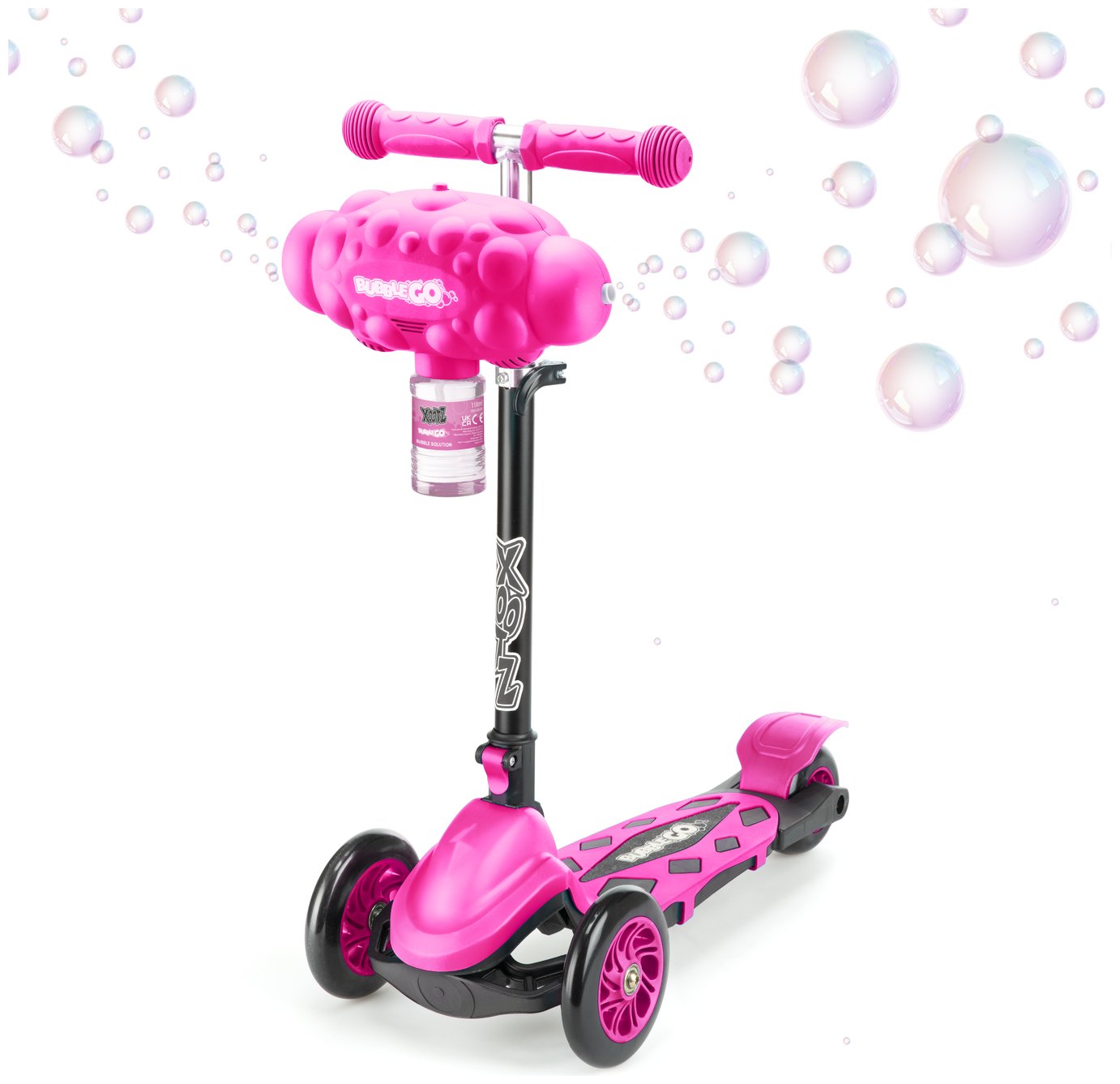 Xootz Bubble Go 3 Wheel Scooter - Pink