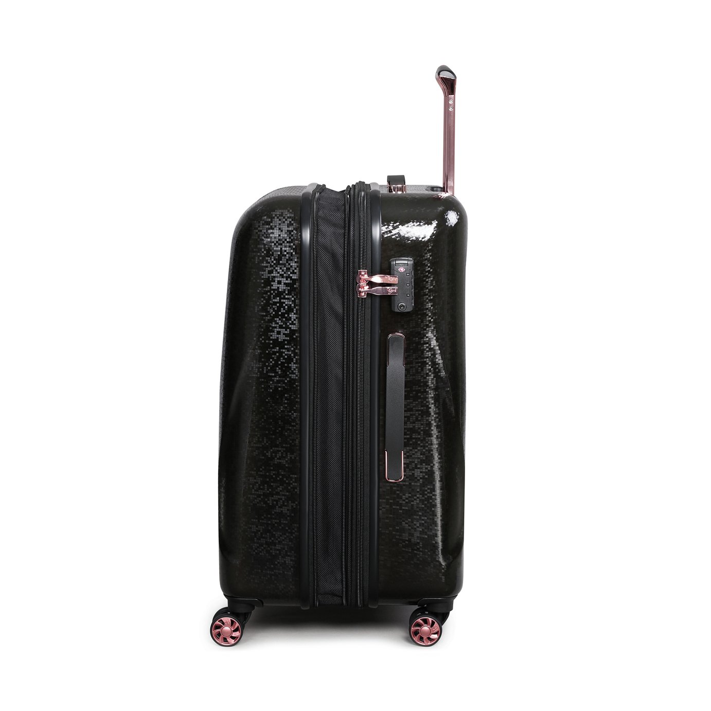 itGirl 8 Wheel Expander Hard Suitcase Large- Black Review