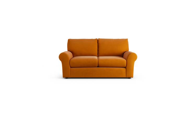 Habitat Molton Fabric 2 Seater Sofa - Orange