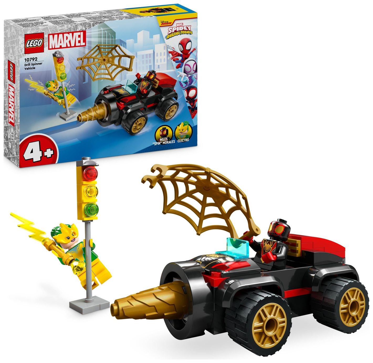 LEGO Marvel Spidey & Friends Drill Spinner Vehicle 10792