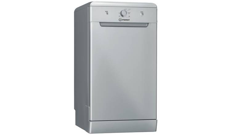 Indesit DF9E1B10SUKN Slimline Dishwasher - Silver