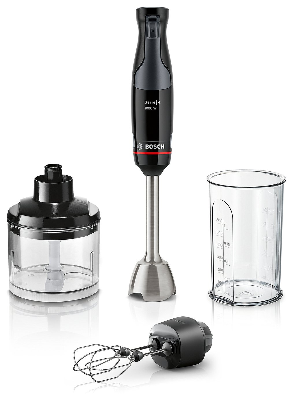 Bosch MSM4B624GB ErgoMaster 3 in 1 Hand Blender – Black
