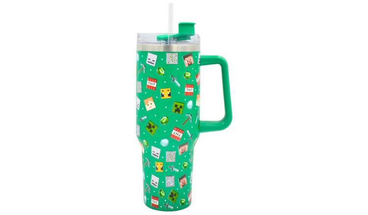 Hox Minecraft Black And Green Travel Cup - 1200ml