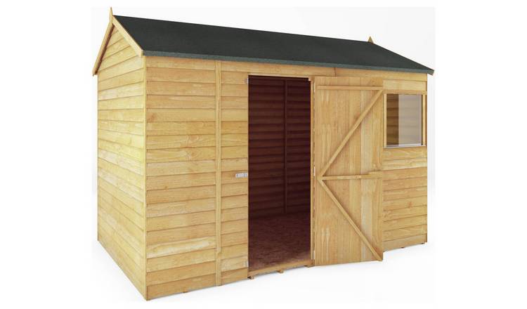 Mercia Overlap Reverse Apex Shed - 10 x 6ft