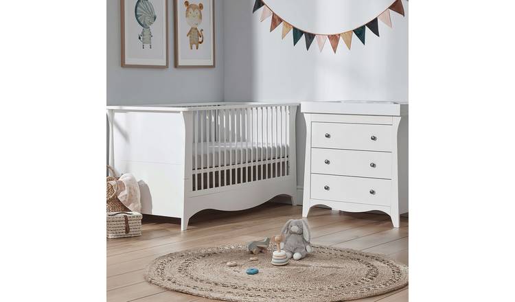 Buy Cuddleco Clara 2 Piece Nursery Furniture Set White Nursery furniture sets Argos