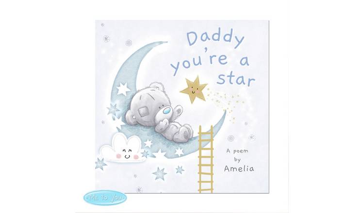 Personalised Message Tiny Tatty Daddy You A Star Poem Book