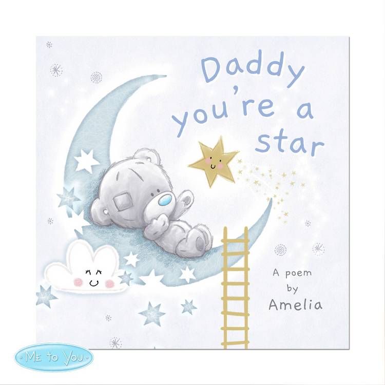Personalised Message Tiny Tatty Daddy You A Star Poem Book 0