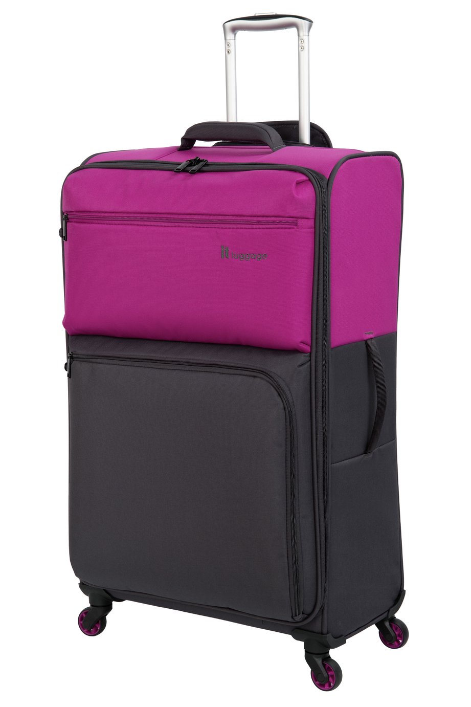 purple suitcase argos