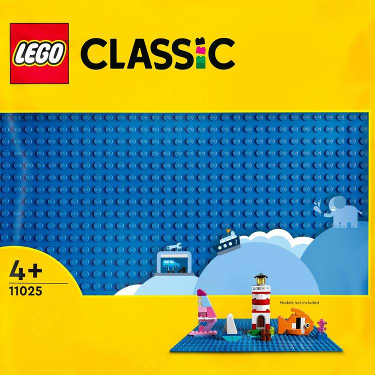 LEGO Classic Blue Baseplate 32x32 Building Board 11025 0