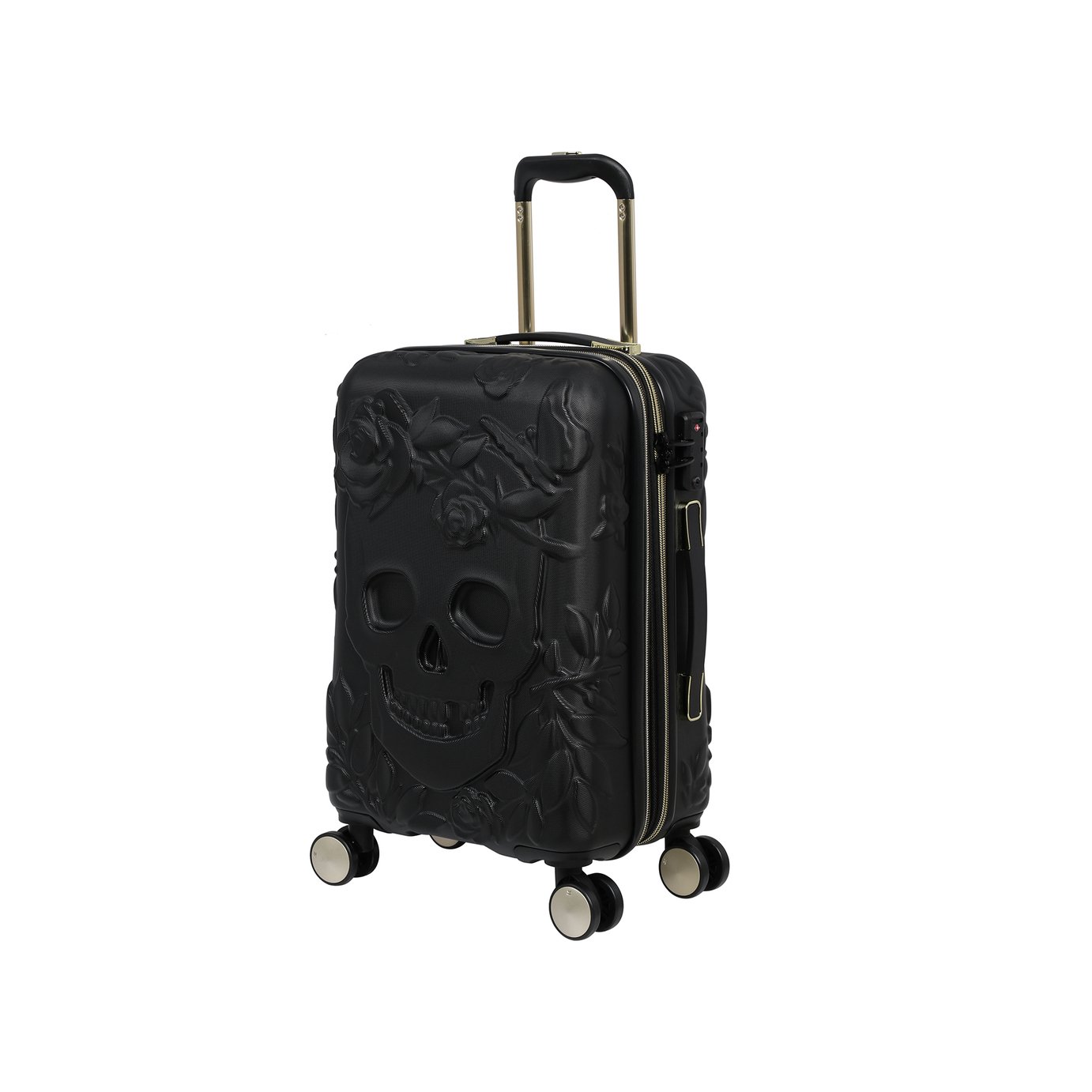 it Luggage Hard 8 Wheel Expander Skull Cabin Suicase Review