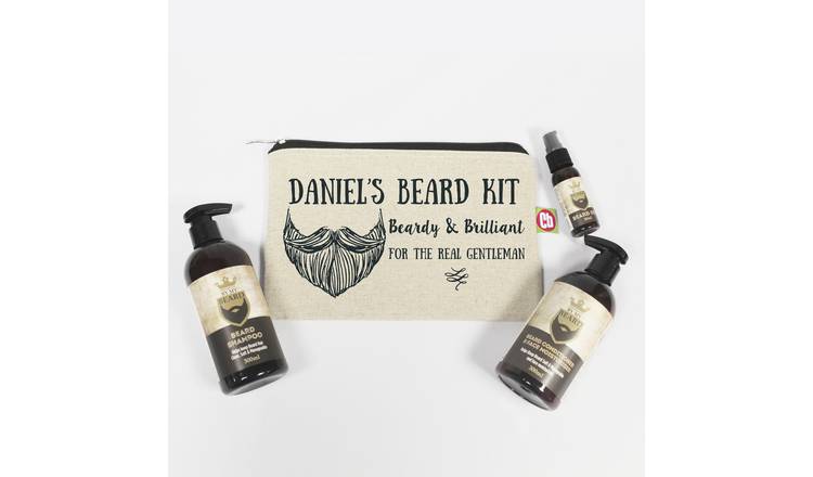 Personalised Message Beardy And Brilliant Beard Kit