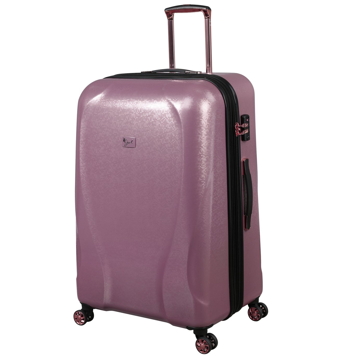 pink suitcase argos