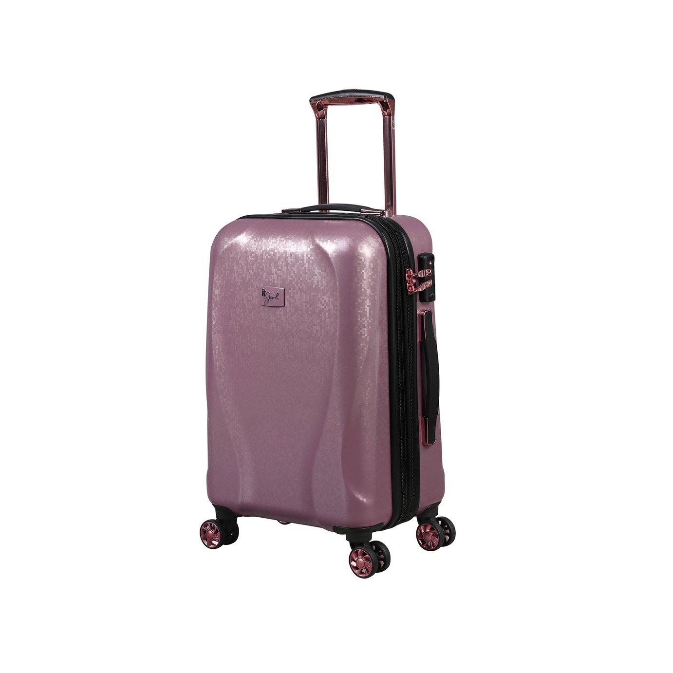 pink cabin luggage