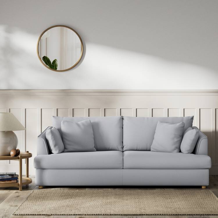 Habitat Holmfirth Fabric 3 Seater Sofa - Grey 0