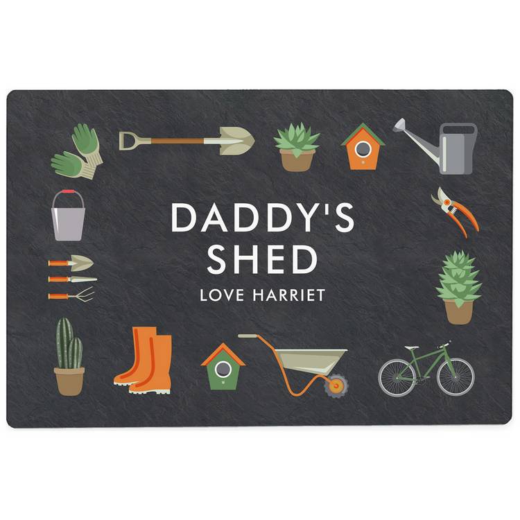 Personalised Message Gardening Metal Sign 0