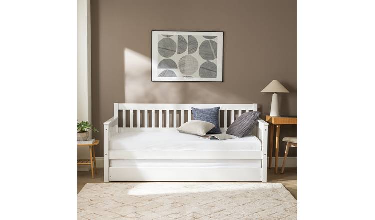 Argos Home Aspley Trundle Day Bed - White
