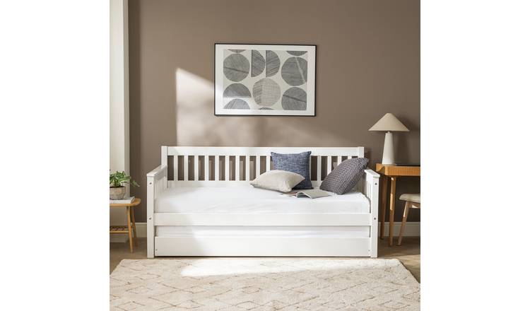 Habitat Aspley Trundle Day Bed - White