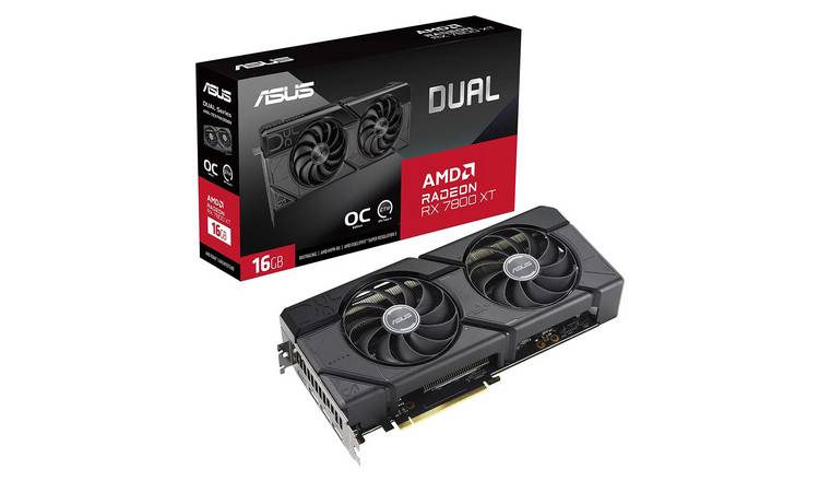 ASUS AMD Radeon RX 7800 XT Dual OC 16 GB Graphics Card