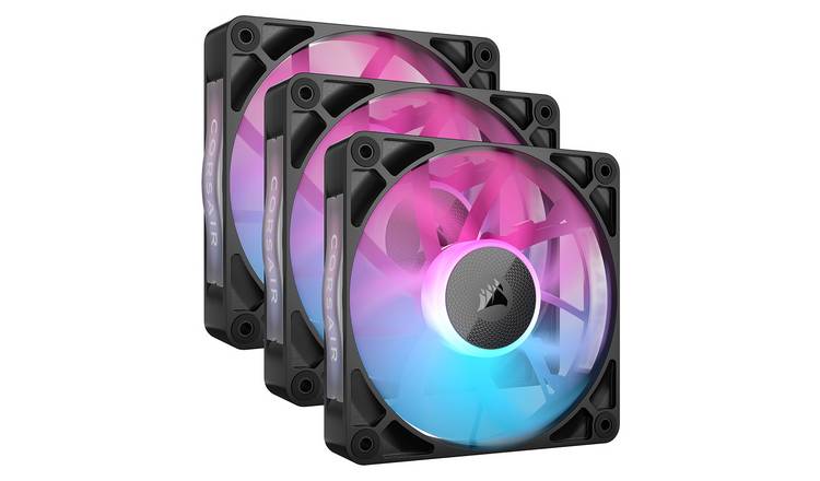 Corsair iCUE RX120 RGB 120MM LED PC Case Fan - Pack of 3