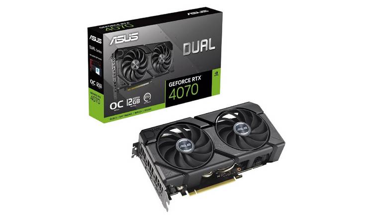 ASUS Nvidia GeForce RTX 4070 Dual EVO OC 12GB Graphics Card