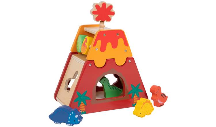 Chad Valley Dino Shape Sorter Wooden 