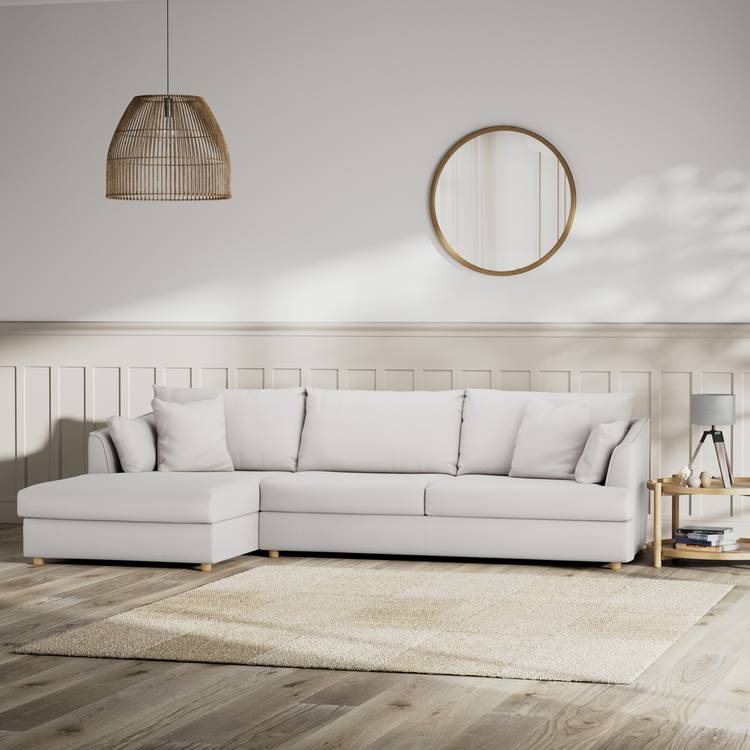 Habitat Holmfirth Left Hand Corner Sofa - Natural 0