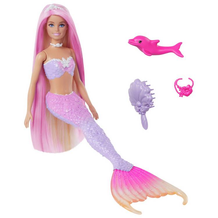 Barbie Malibu Colour Change Mermaid Doll and Accessories 0