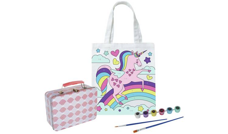 Chad Valley Be U Unicorn Paint By Numbers Tote