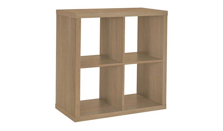 Habitat Squares Plus 4 Cube Storage Unit - Dark Oak