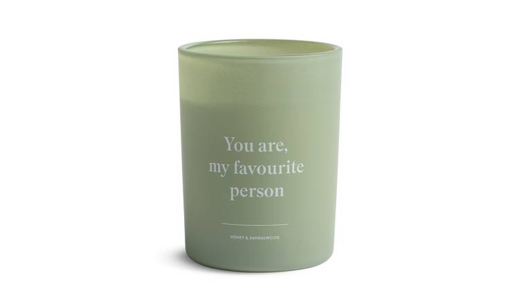 Habitat You Are My Favorite Person Candle-Honey & Sandalwood