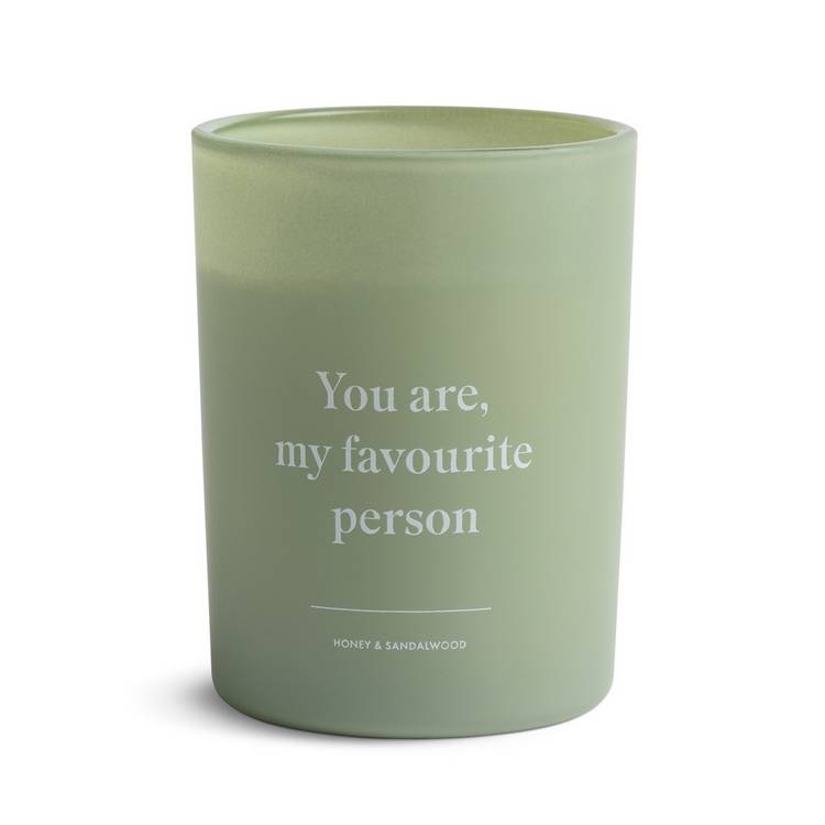 Habitat You Are My Favorite Person Candle-Honey & Sandalwood 0