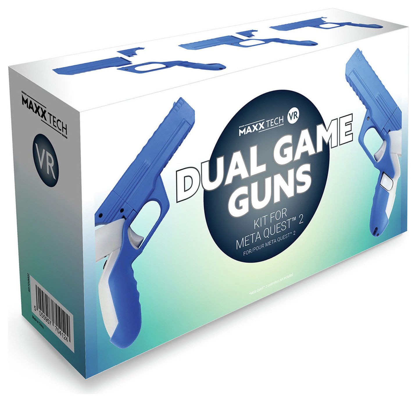 Maxx Tech VR Dual Game Guns Kit For Meta Quest 2