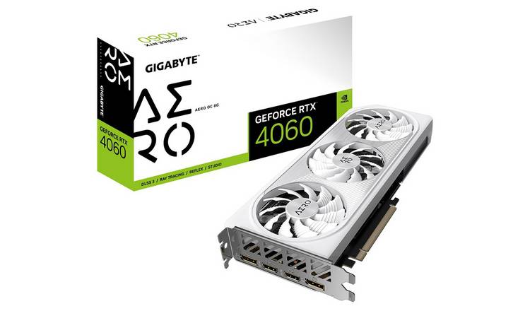 Gigabyte Nvidia GeForce RTX 4060 AERO OC 8GB Graphics Card