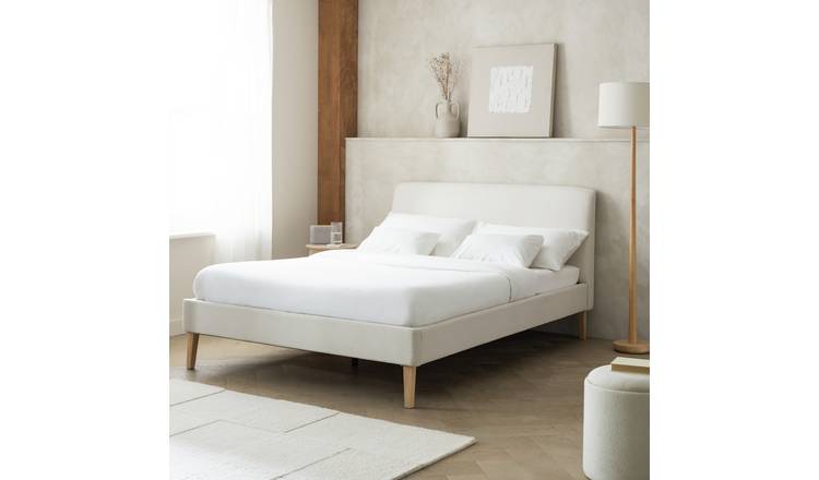 Habitat Ren Kingsize Bed Frame - Cream