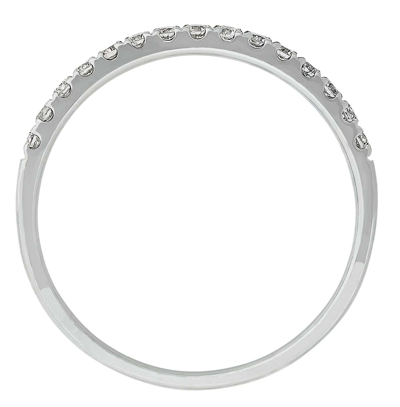 Revere 9ct White Gold 0.25ct tw Claw Set Eternity Ring Review