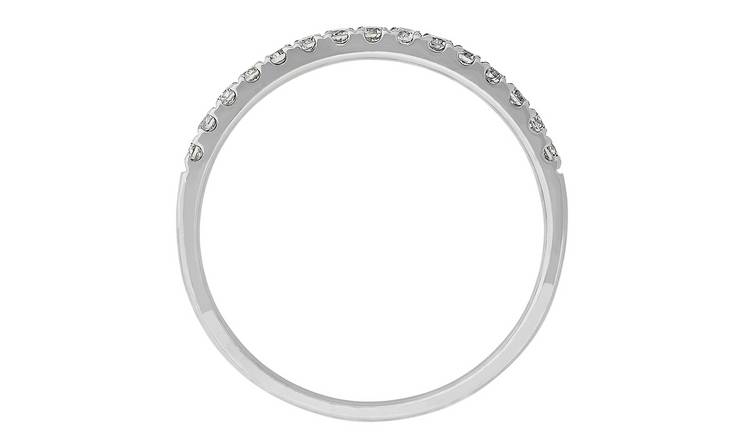 Argos white gold eternity outlet rings