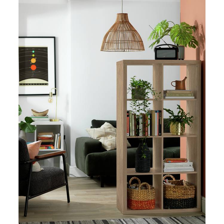 Habitat Squares Plus 8 Cube Storage Unit - Dark Oak 0