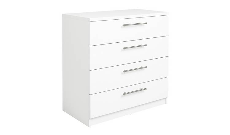 Argos Home Brisbane 4 Drawer Chest - White