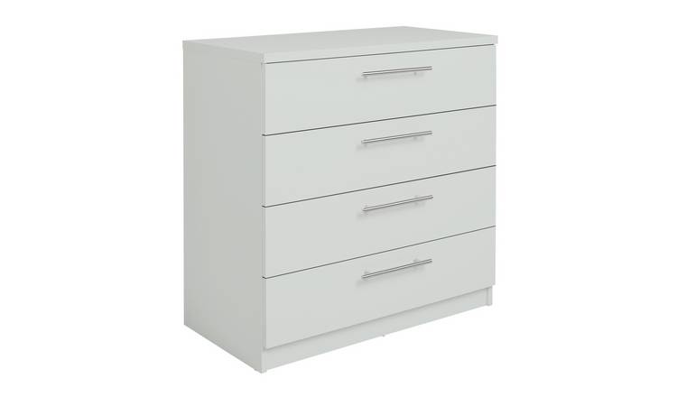 Argos Home Brisbane 4 Drawer Chest – Grey