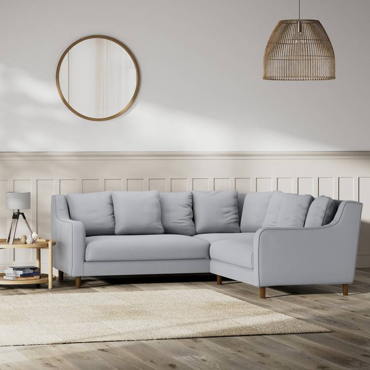 Habitat Swift Reversible Corner Sofa - Grey - Dark Leg 0