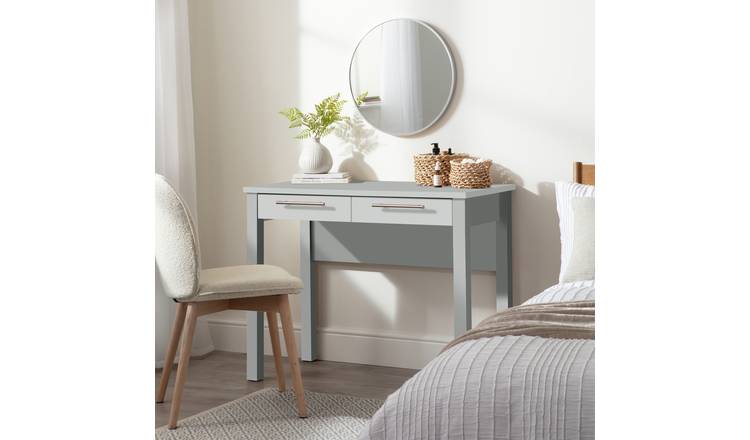 Argos Home Brisbane 2 Drawer Dressing Table - Grey