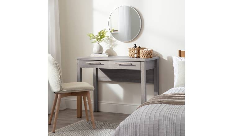 Argos Home Brisbane 2 Drawer Dressing Table - Grey Oak