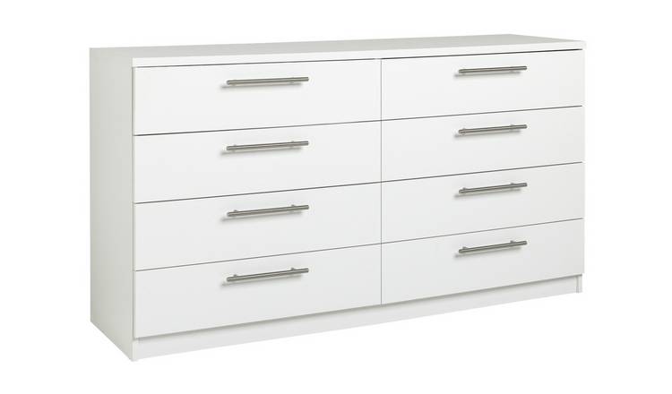 Argos Home Brisbane 4+4 Chest - White