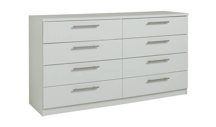 Argos Home Brisbane 4+4 Chest – Grey